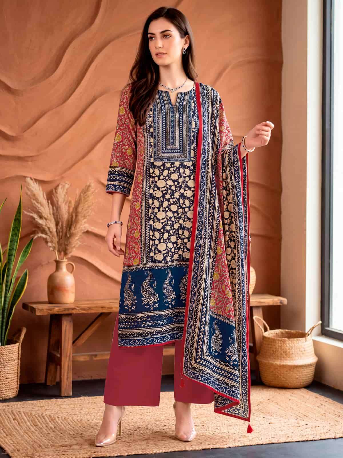 Relssa Fabrics Gaji Satin Vol 3 Fancy Satin Dress Material