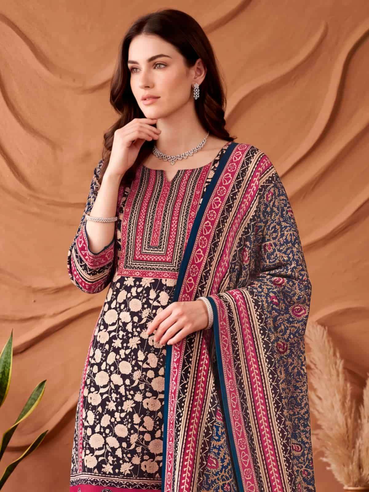 Relssa Fabrics Gaji Satin Vol 3 Fancy Satin Dress Material