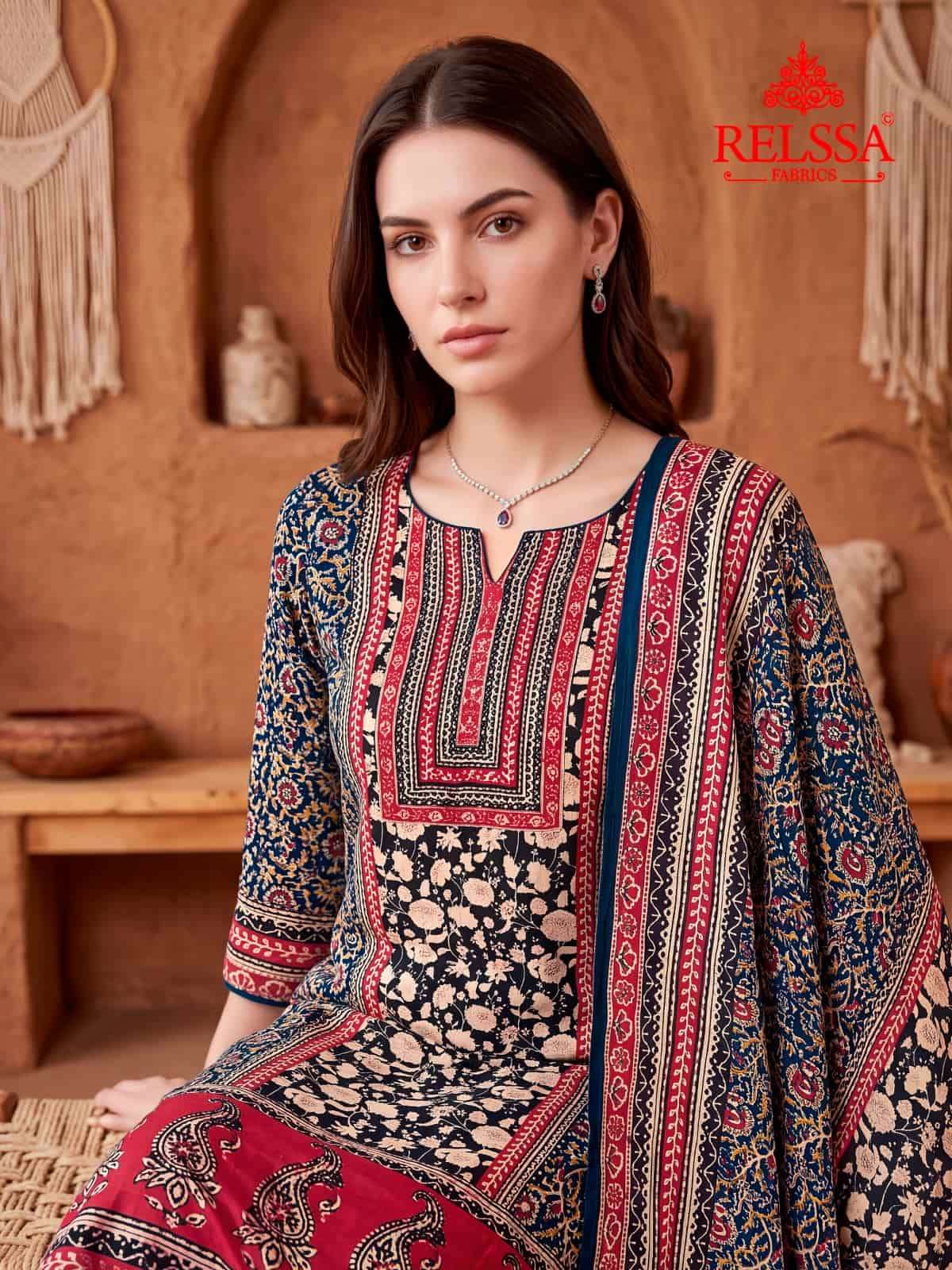 Relssa Fabrics Gaji Satin Vol 3 Fancy Satin Dress Material