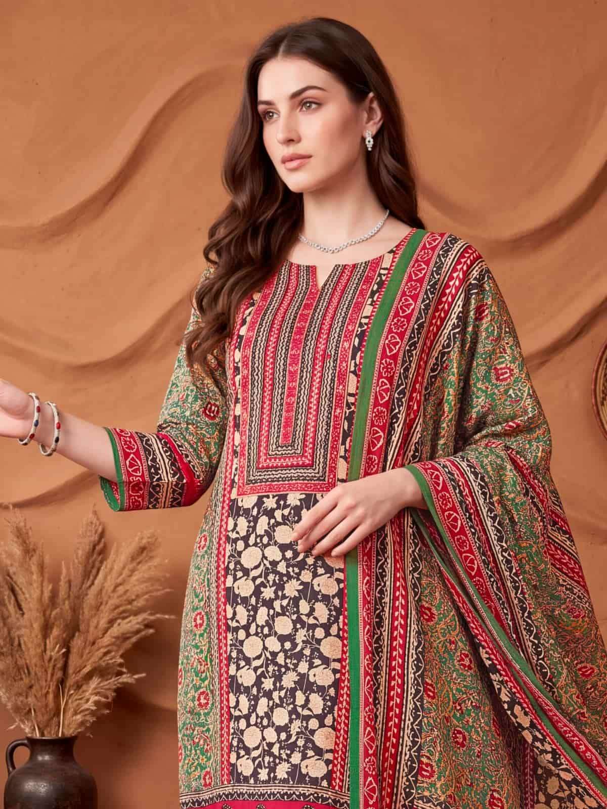 Relssa Fabrics Gaji Satin Vol 3 Fancy Satin Dress Material