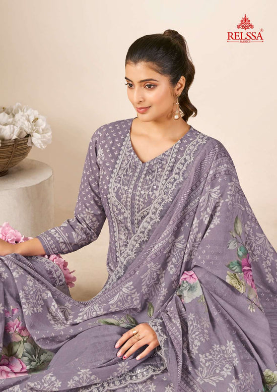 Relssa Kenny Cotton Lawn Dress Material