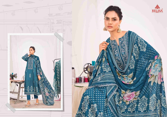 Relssa Fabrics Kenny Vol 3 Superior Cotton Embroidered Salwar Suit Set