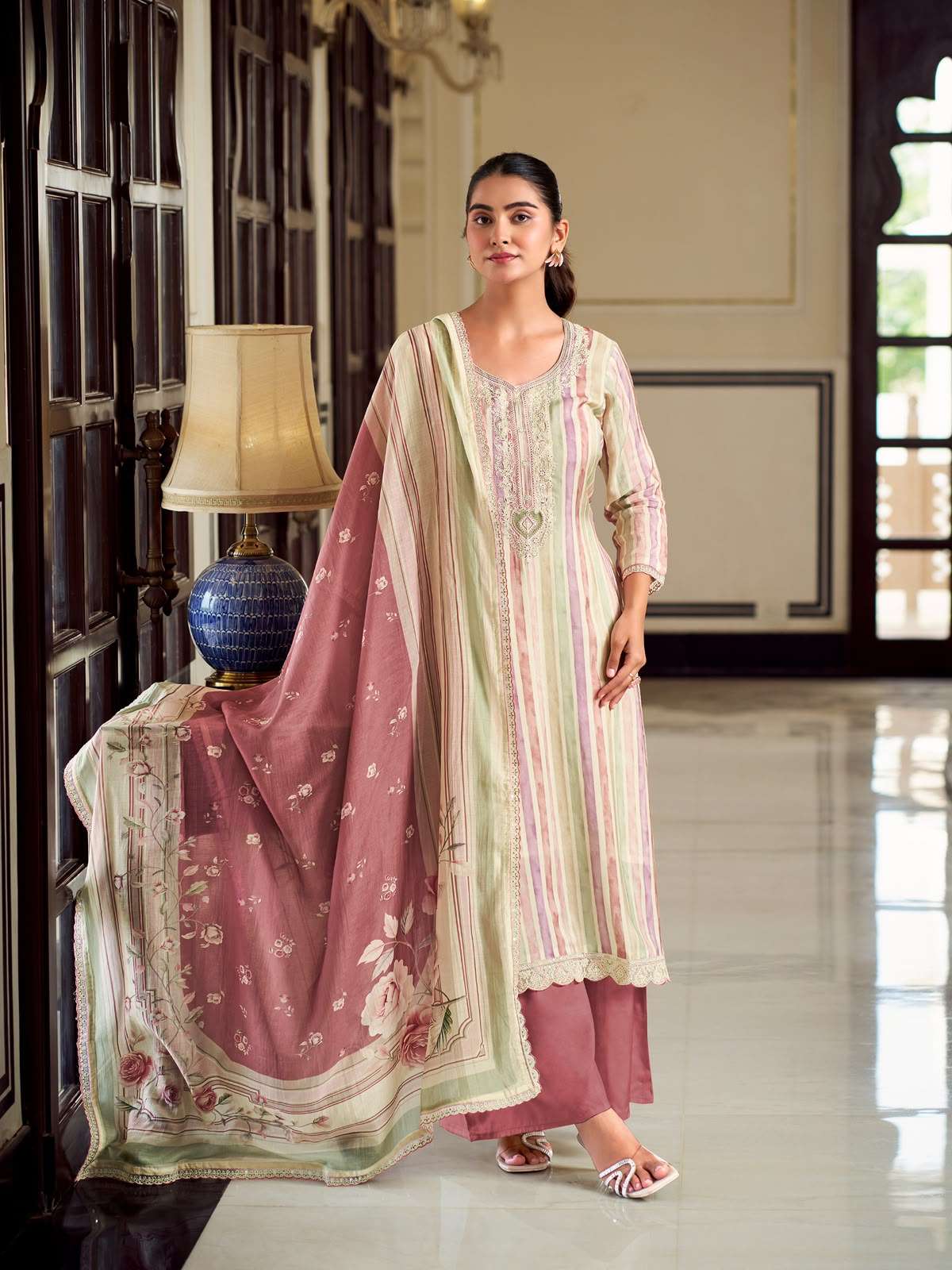 Relssa Fabrics Khush Vol 6 Fancy Fabric Dress Material