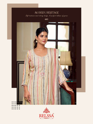Relssa Fabrics Khush Vol 6 Fancy Fabric Dress Material