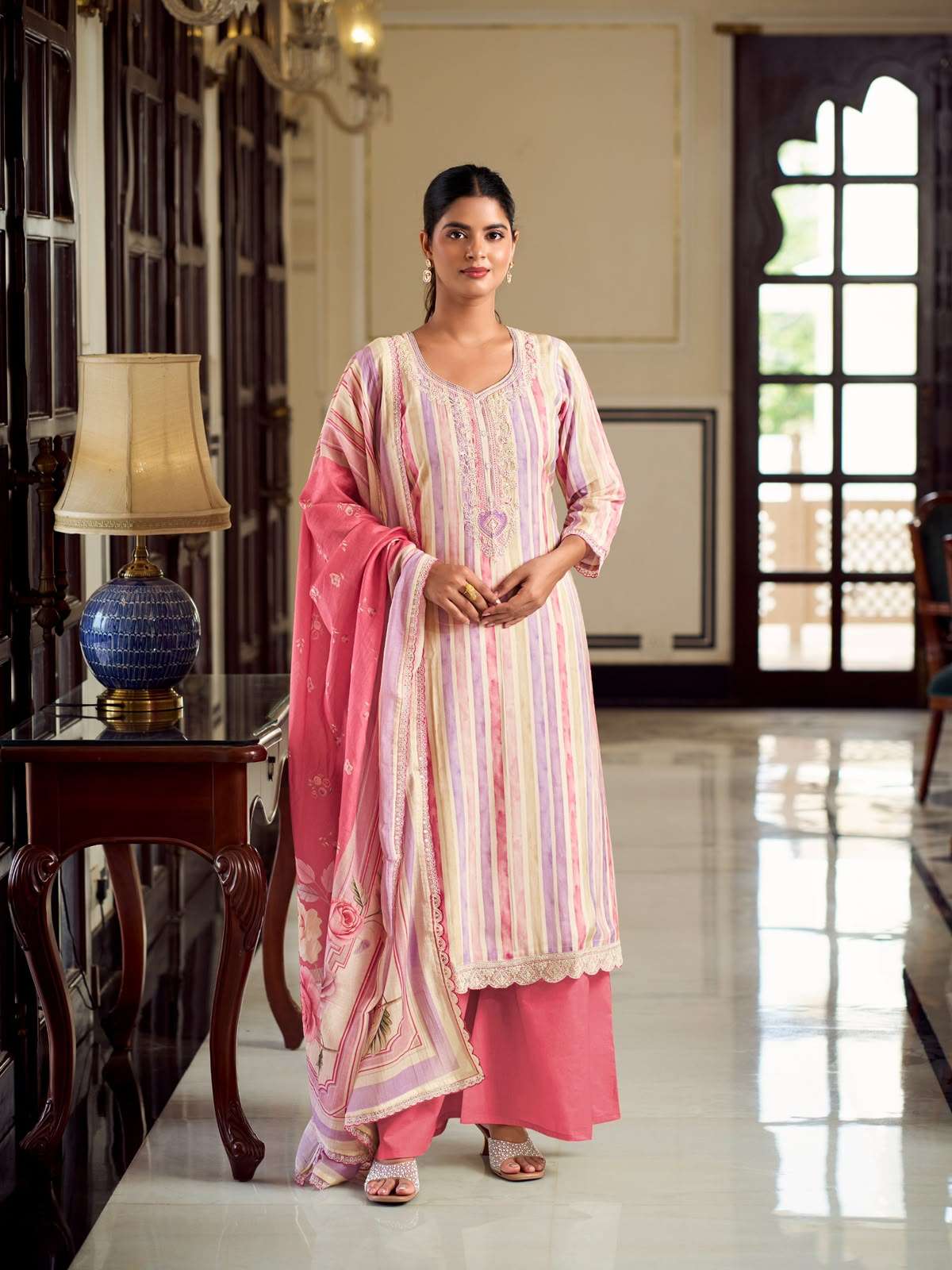 Relssa Fabrics Khush Vol 6 Fancy Fabric Dress Material