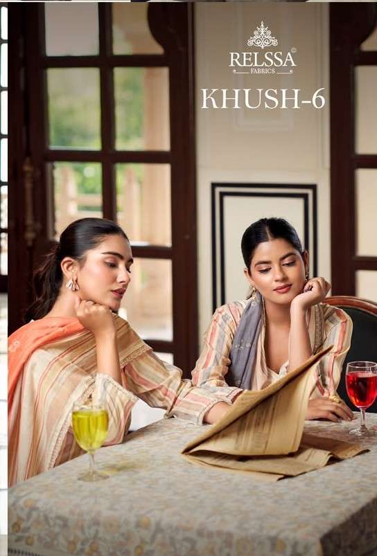 Relssa Fabrics Khush Vol 6 Fancy Fabric Dress Material