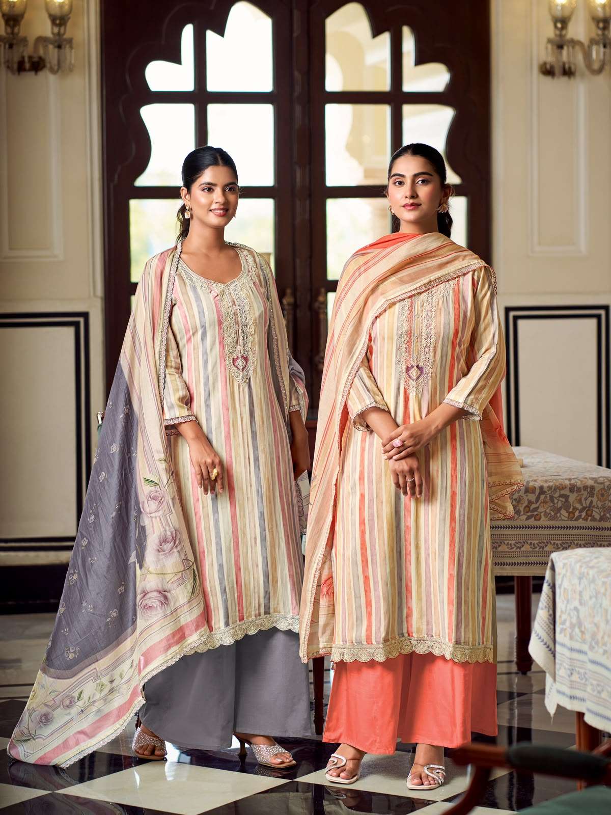 Relssa Fabrics Khush Vol 6 Fancy Fabric Dress Material