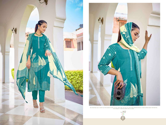 Relssa Fabrics Meera Makali Handwork Designer Salwar Suit Set