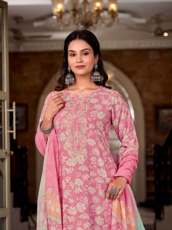 Relssa Fabrics Odhani Vol 3 Masakali Embroidered Dress Material