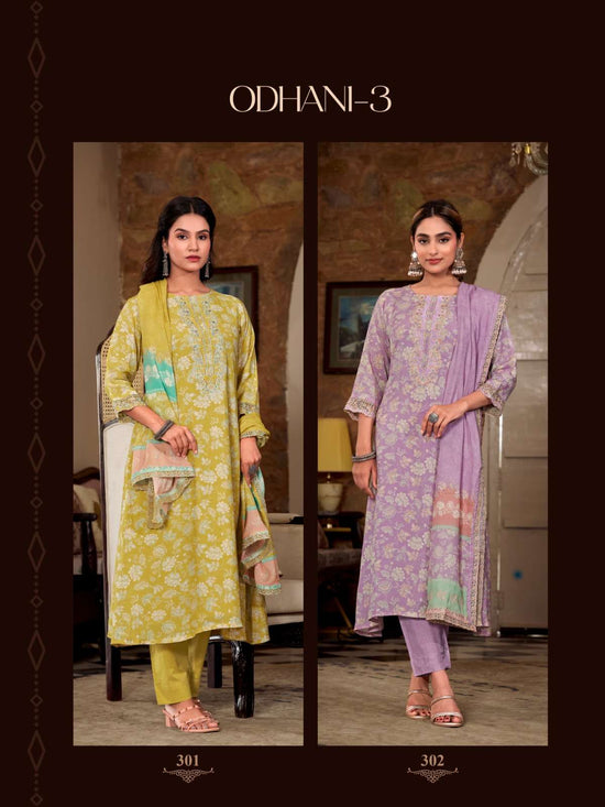 Relssa Fabrics Odhani Vol 3 Masakali Embroidered Dress Material