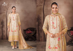 Relssa Fabrics Rubina Vol 16 Premium Cotton Dress Material