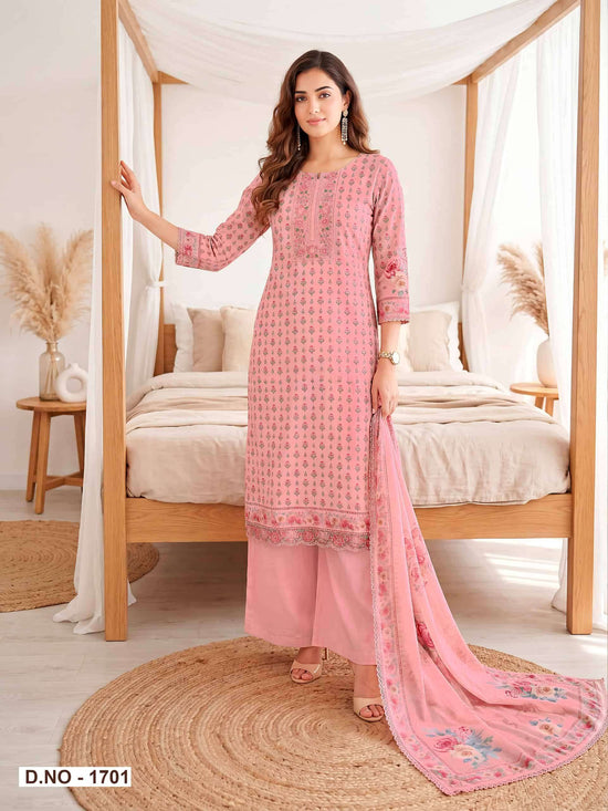 Relssa Fabrics Rubina Vol 17 Superior Cotton Dress Material