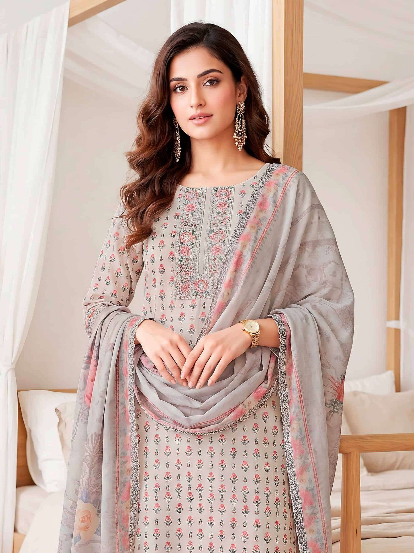 Relssa Fabrics Rubina Vol 17 Superior Cotton Dress Material
