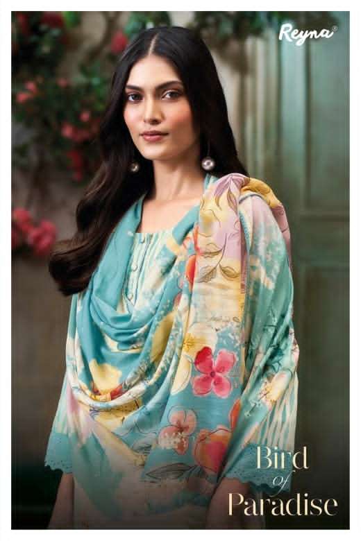 Reyna Brid Of Paradise Cotton Dress Material