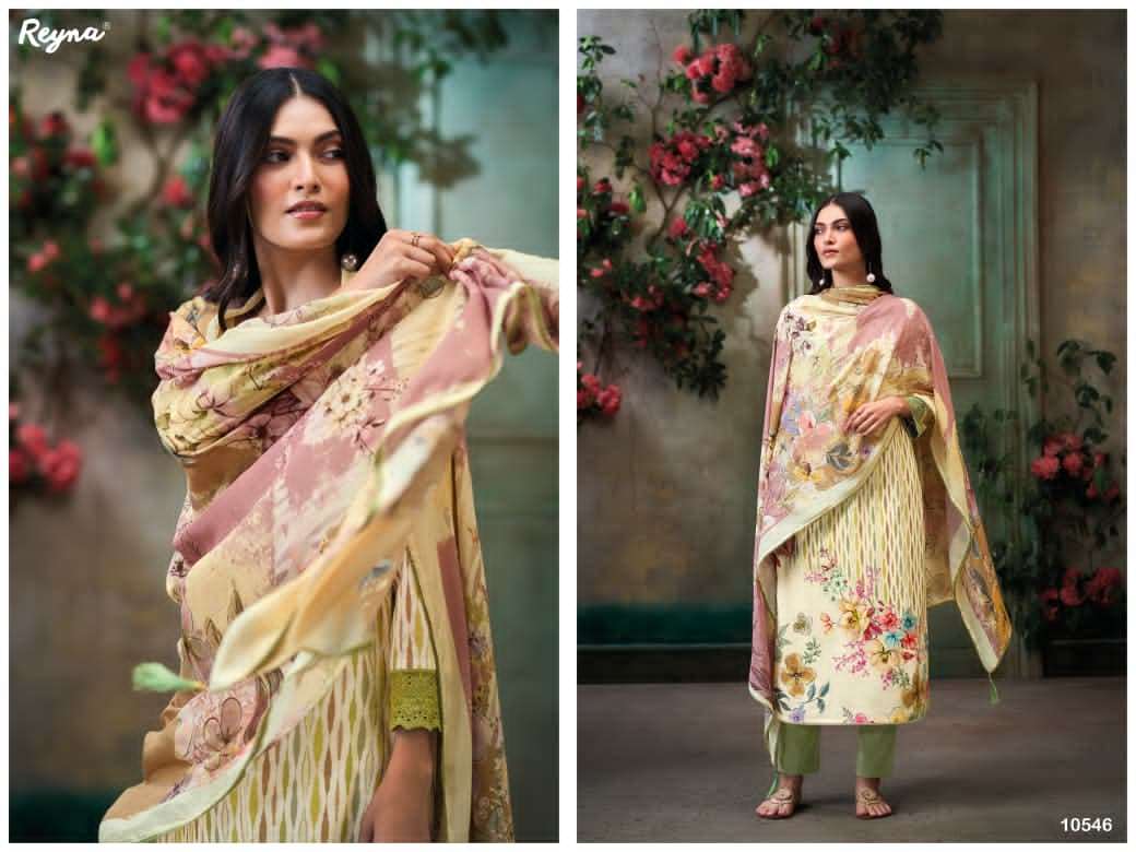 Reyna Brid Of Paradise Cotton Dress Material
