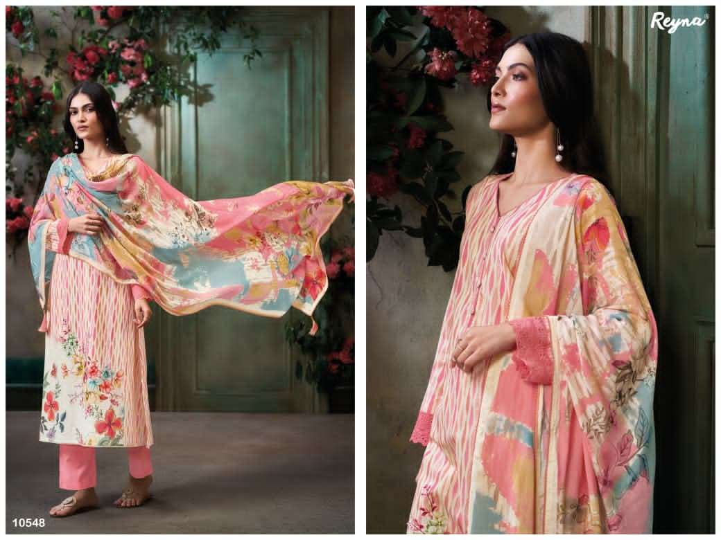 Reyna Brid Of Paradise Cotton Dress Material