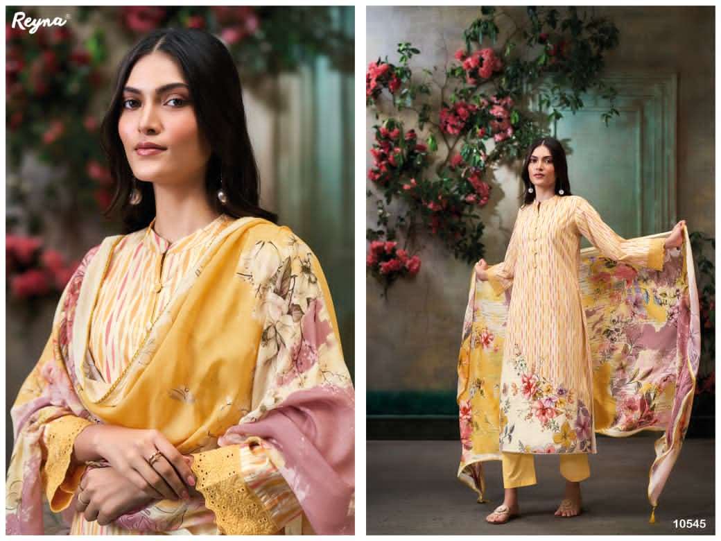 Reyna Brid Of Paradise Cotton Dress Material