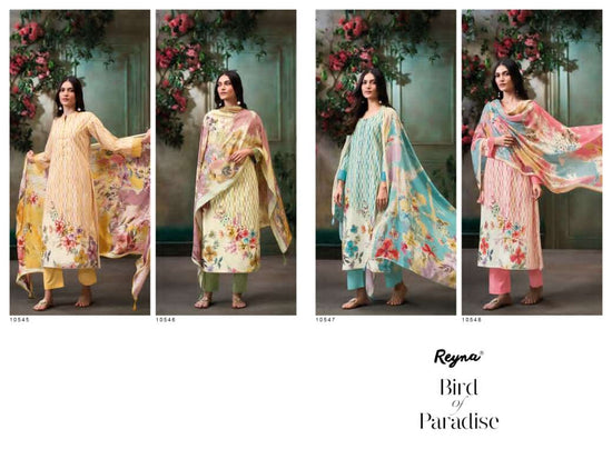 Reyna Brid Of Paradise Cotton Dress Material