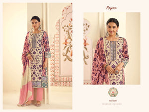 Reyna Fabrics Banvi Bemberg Cotton Dress Material - Amrah Wholesale