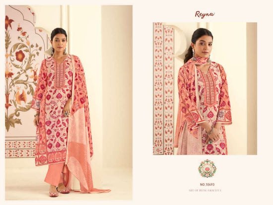 Reyna Fabrics Banvi Bemberg Cotton Dress Material - Amrah Wholesale