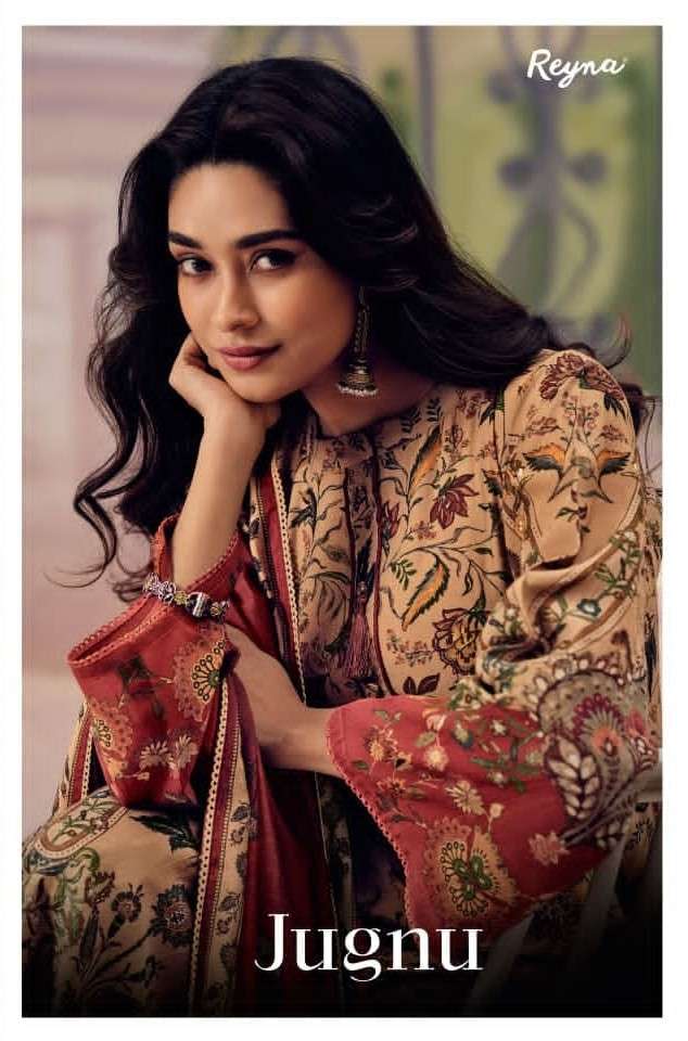 Reyna Fabrics Jugnu Premium Pure Banarasi Mal Dress Material