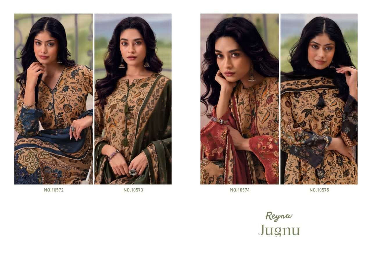 Reyna Fabrics Jugnu Premium Pure Banarasi Mal Dress Material