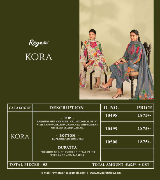 Reyna Fabrics Kora - Amrah Wholesale