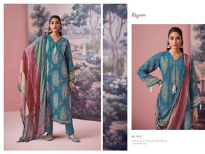 Reyna Fabrics Mashuqa Pure Linen Pakistani Suit
