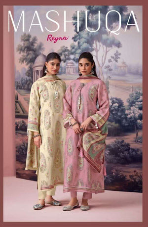 Reyna Fabrics Mashuqa Pure Linen Pakistani Suit