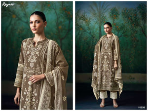 Reyna Fabrics Izhai Pure Mal Chanderi Dress Material