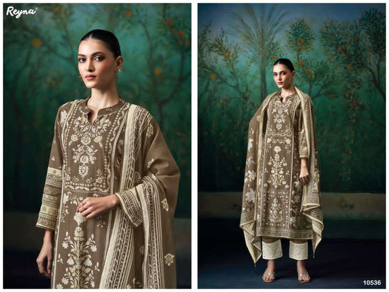 Reyna Fabrics Izhai Pure Mal Chanderi Dress Material
