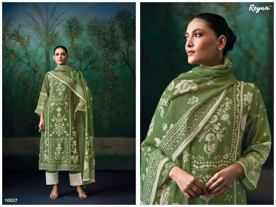 Reyna Fabrics Izhai Pure Mal Chanderi Dress Material