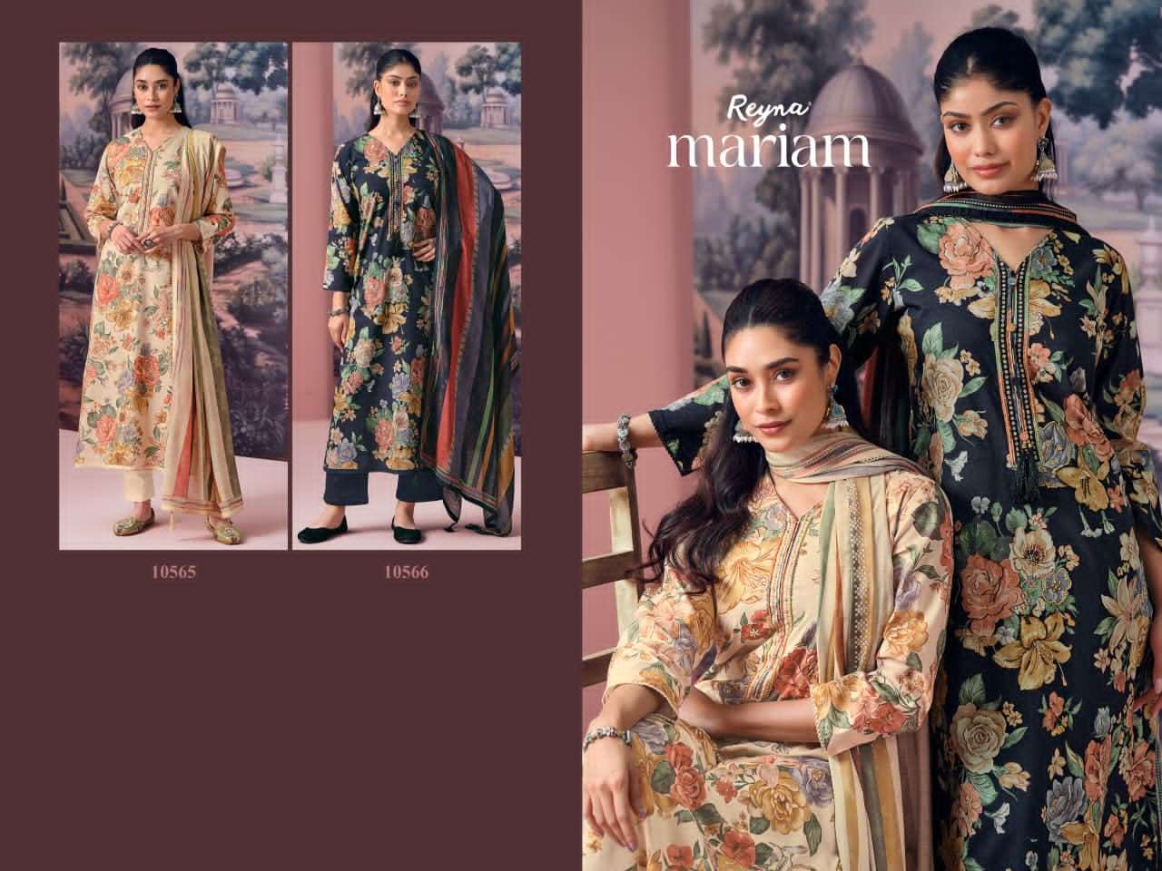 Reyna Mariam Cotton Dress Material Wholesale