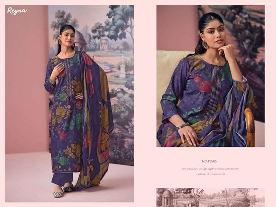 Reyna Fabrics Mehrunissa New Superior Cotton Dress Material