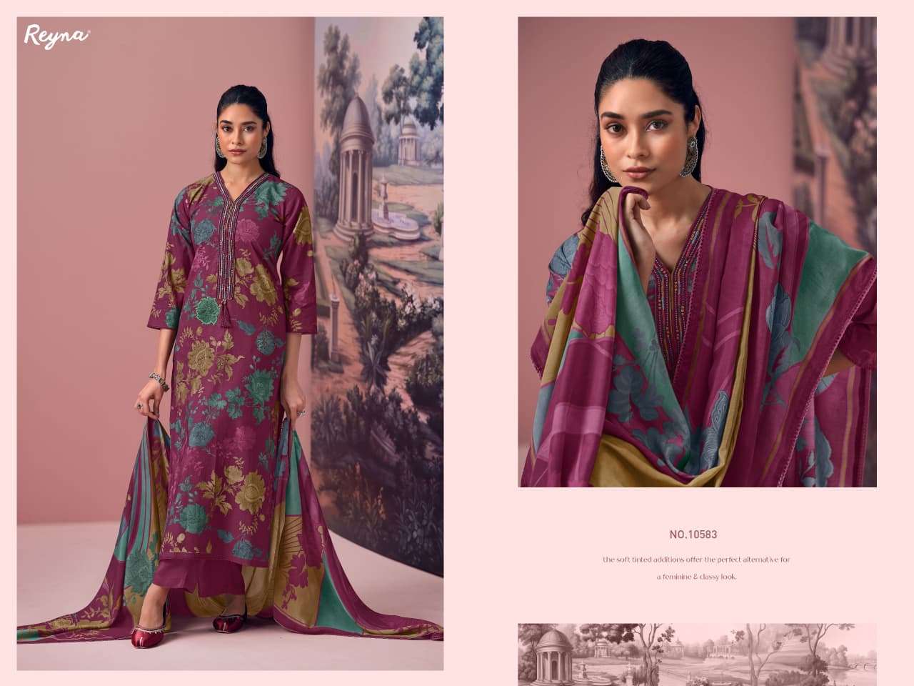 Reyna Fabrics Mehrunissa New Superior Cotton Dress Material