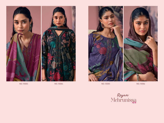 Reyna Fabrics Mehrunissa New Superior Cotton Dress Material