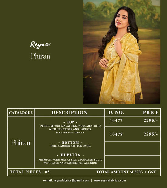 Reyna Fabrics Phiran
