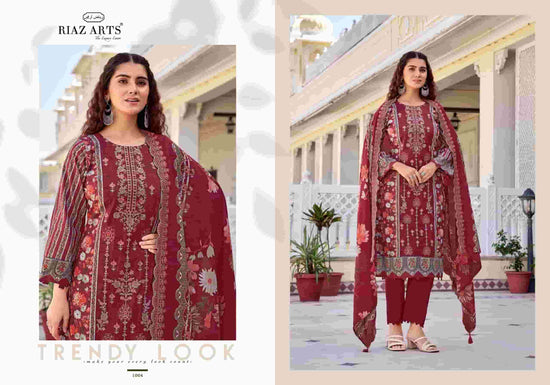 Riaz Arts Abu Rehan Exclusive Lawn Cotton Embroidery Suit