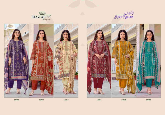 Riaz Arts Abu Rehan Exclusive Lawn Cotton Embroidery Suit