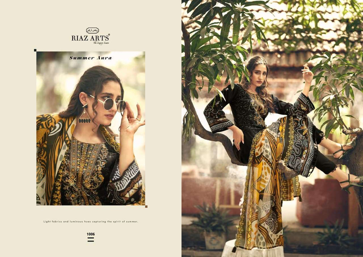 Riaz Arts Abu Saeed Readymade Cotton 3 Piece Suit - Amrah Wholesale