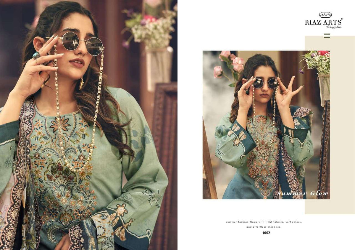 Riaz Arts Abu Saeed Readymade Cotton 3 Piece Suit - Amrah Wholesale