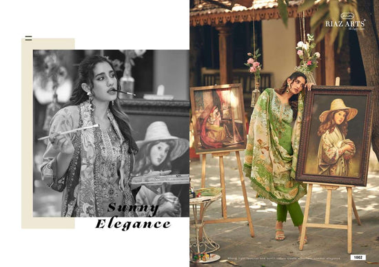 Riaz Arts Abu Saeed Readymade Cotton 3 Piece Suit - Amrah Wholesale