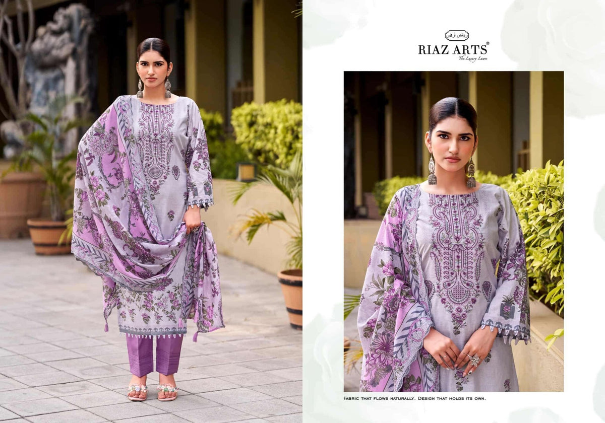 Riaz Arts Abu Saeed Vol 2 Cotton Pakistani Suit - Amrah Wholesale