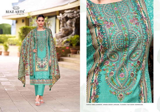 Riaz Arts Abu Saeed Vol 2 Cotton Pakistani Suit - Amrah Wholesale