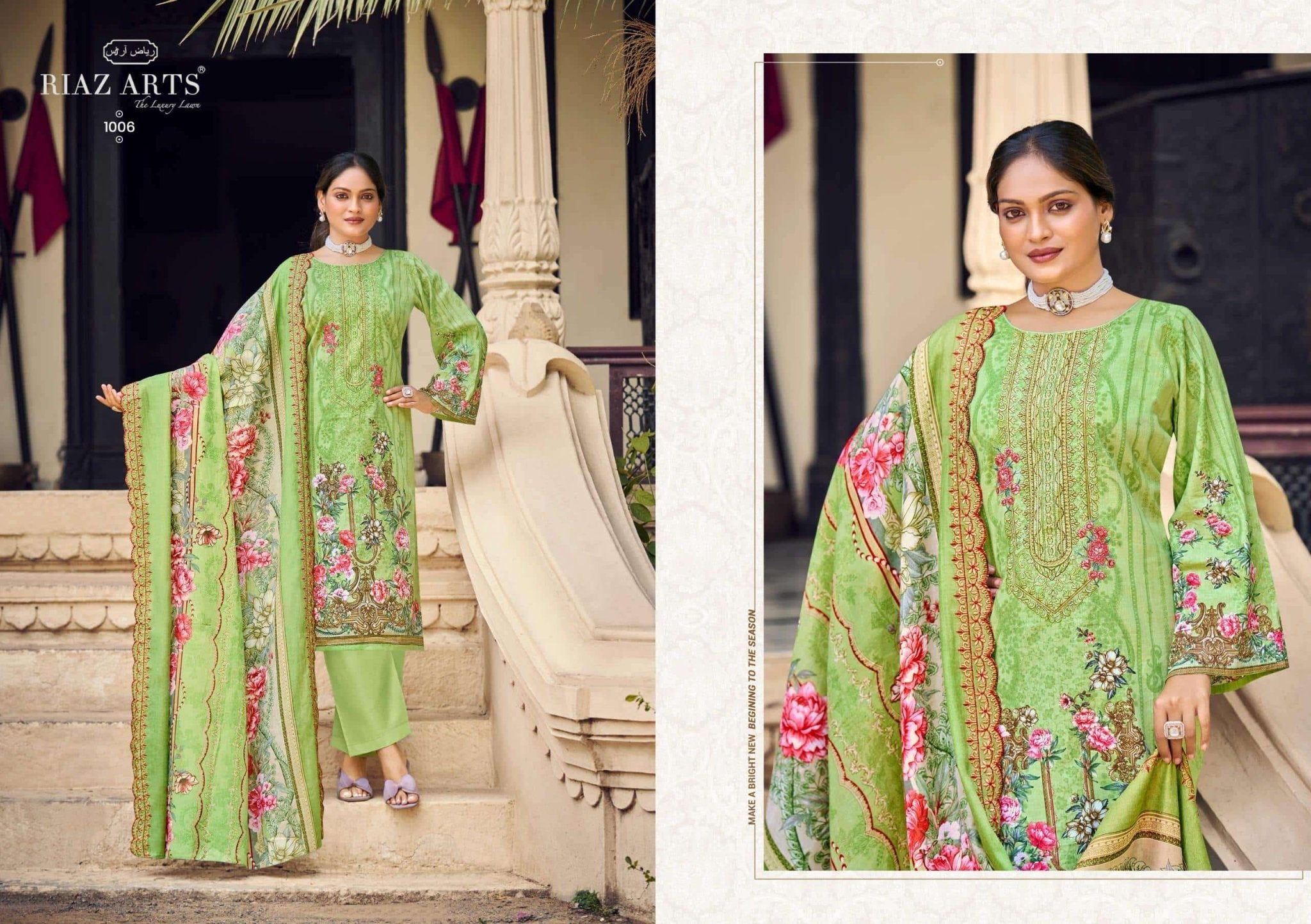 Riaz Arts Bin Saeed Vol 15 Pakistani Salwar Suit - Amrah Wholesale