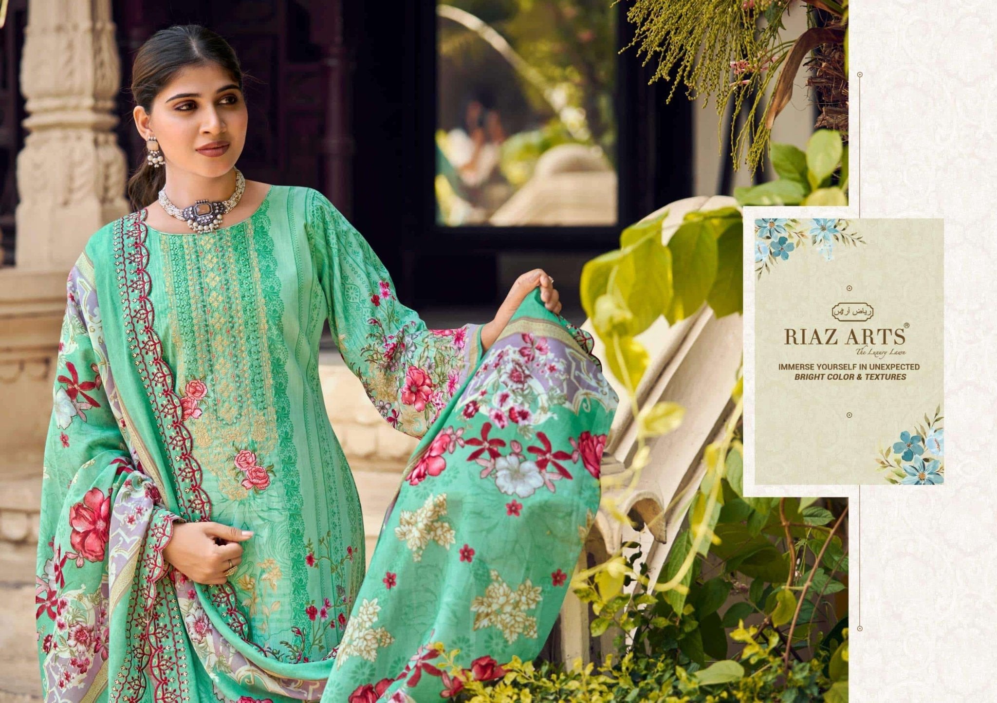 Riaz Arts Bin Saeed Vol 15 Pakistani Salwar Suit - Amrah Wholesale