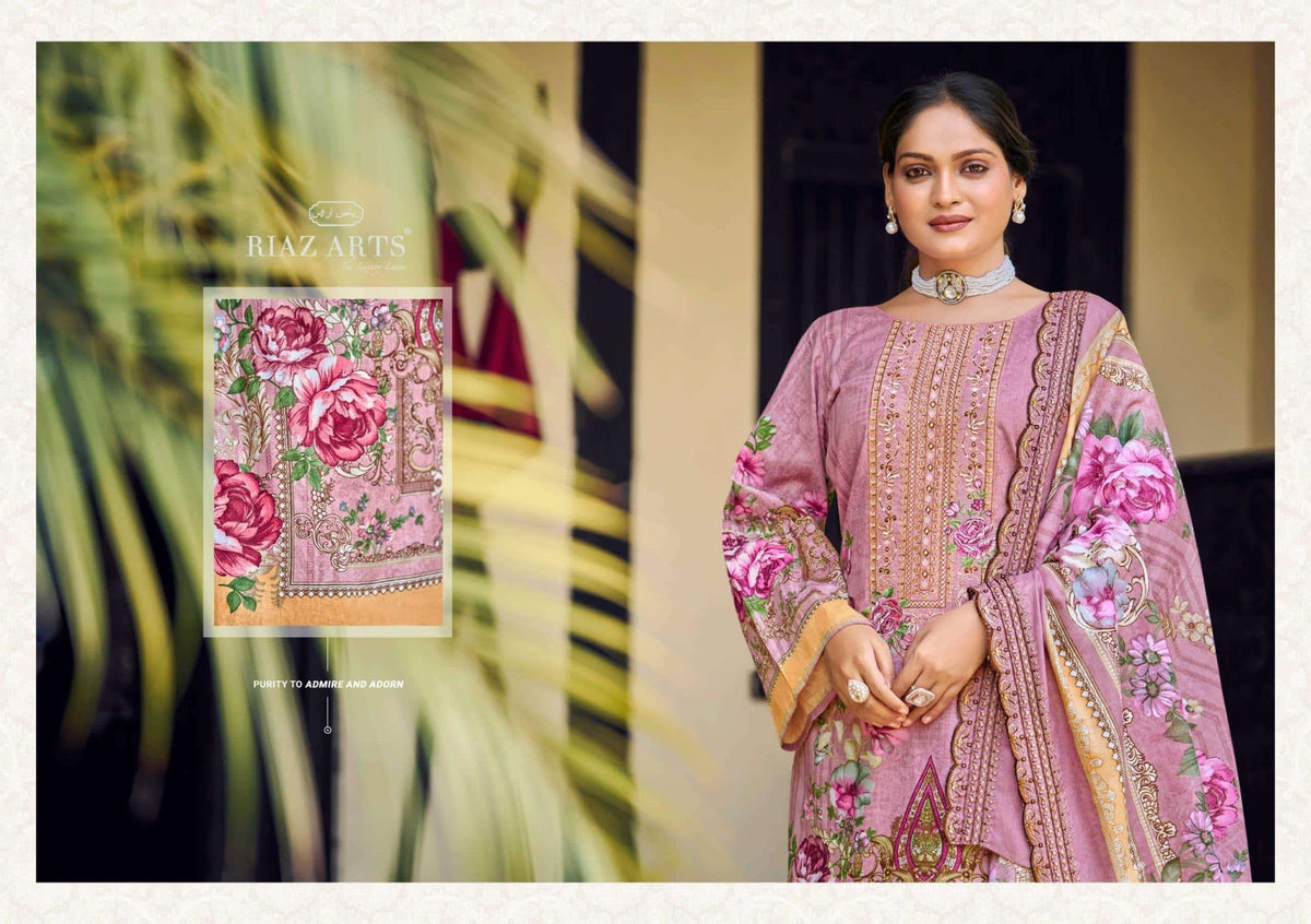 Riaz Arts Bin Saeed Vol 15 Pakistani Salwar Suit - Amrah Wholesale
