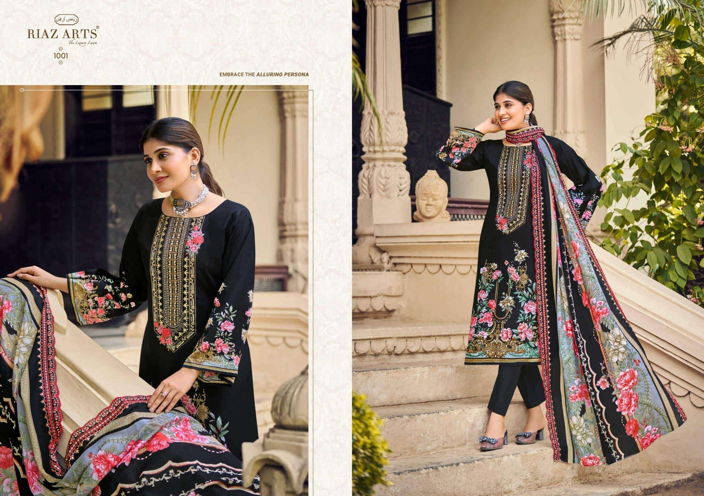 Riaz Arts Bin Saeed Vol 15 Pakistani Salwar Suit - Amrah Wholesale