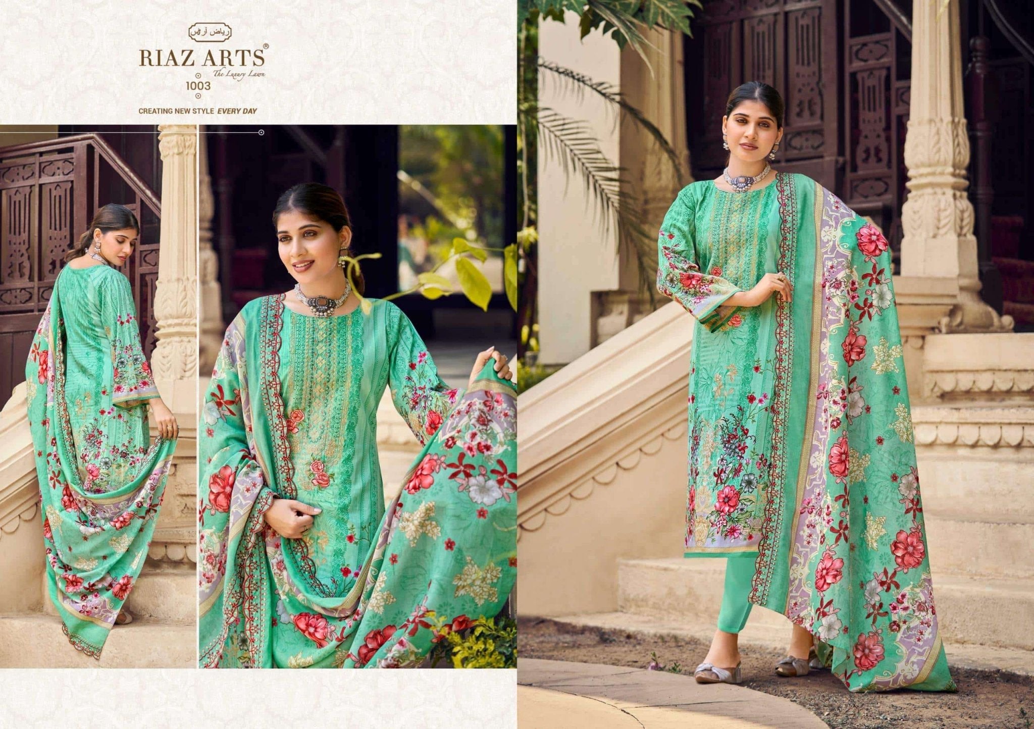 Riaz Arts Bin Saeed Vol 15 Pakistani Salwar Suit - Amrah Wholesale