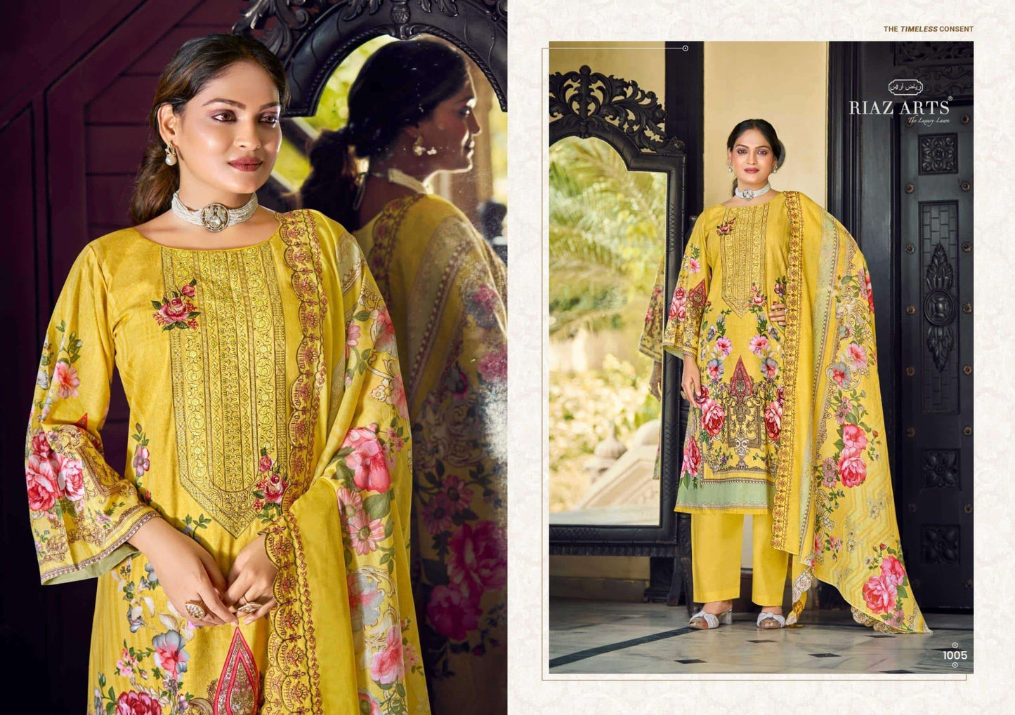 Riaz Arts Bin Saeed Vol 15 Pakistani Salwar Suit - Amrah Wholesale